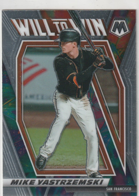 2021 Panini Mosaic Will to Win #12 Mike Yastrzemski