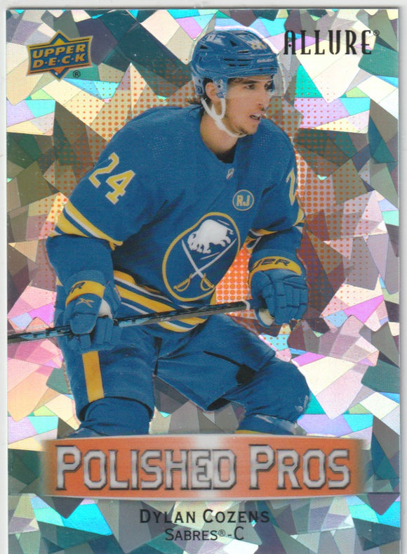 2023-24 UD Allure Polished Pros Orange #PP23 Dylan Cozens - 389/399