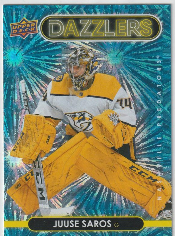 2021-22 Upper Deck Dazzlers #DZ27 Juuse Saros
