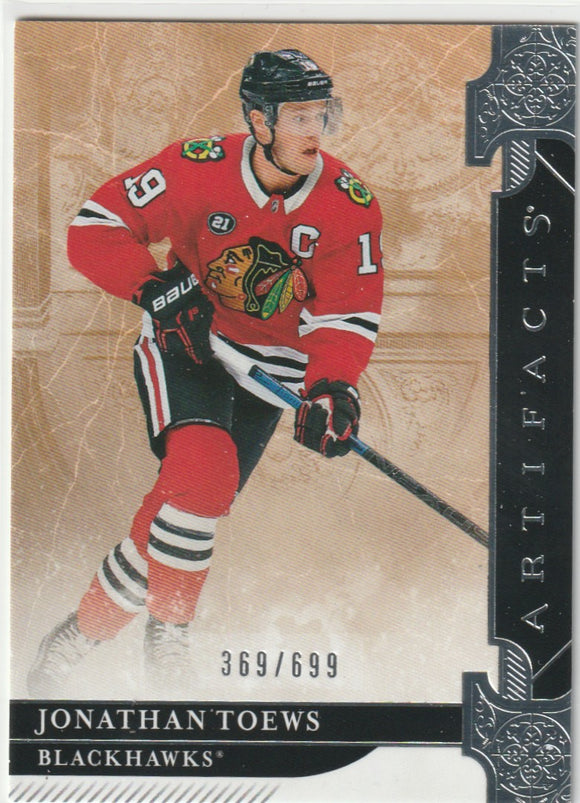 2019-20 Artifacts #132 Jonathan Toews S - 369/699