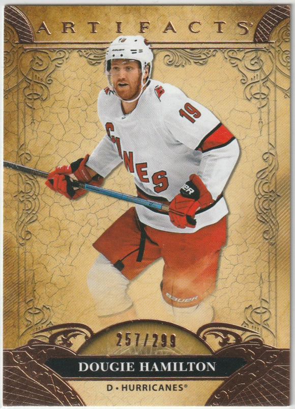 2020-21 Artifacts Copper #64 Dougie Hamilton - 257/299