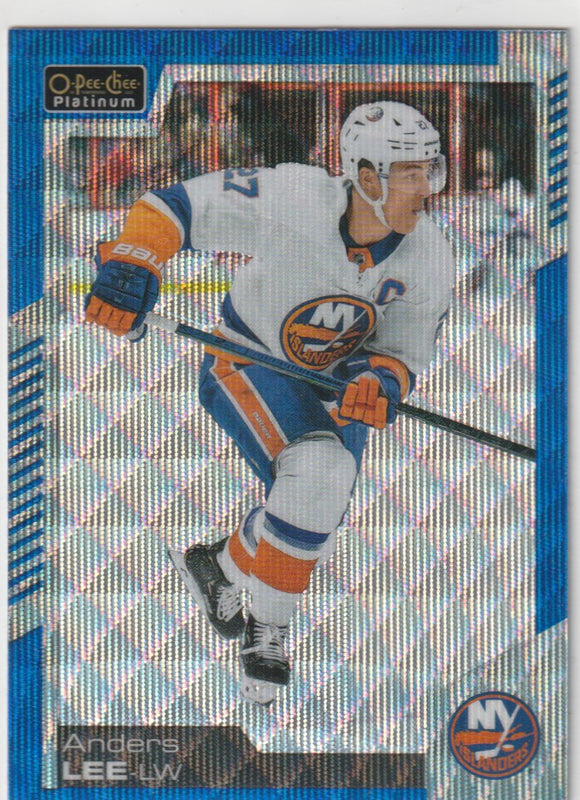 2020-21 O-Pee-Chee Platinum Blue Surge #53 Anders Lee