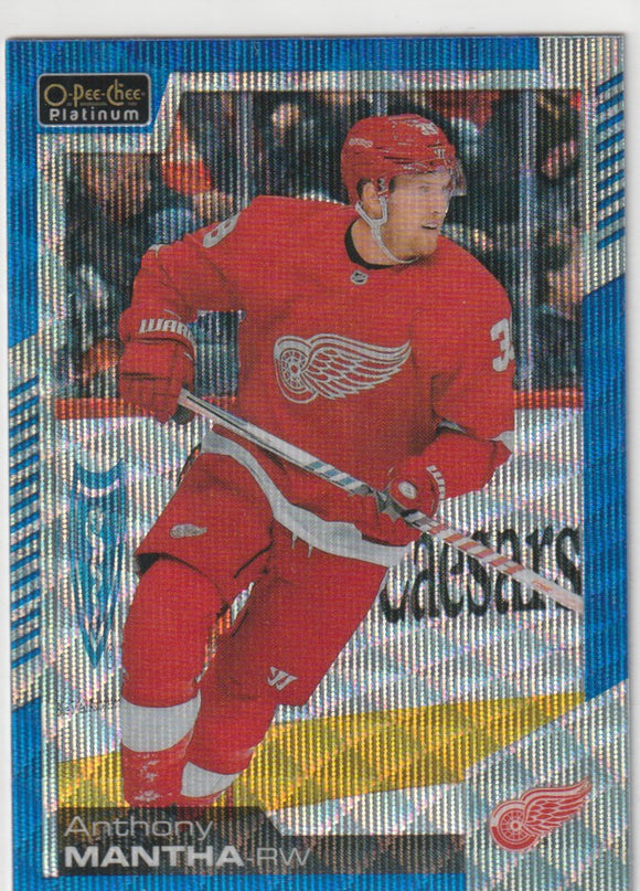 2020-21 O-Pee-Chee Platinum Blue Surge #73 Anthony Mantha