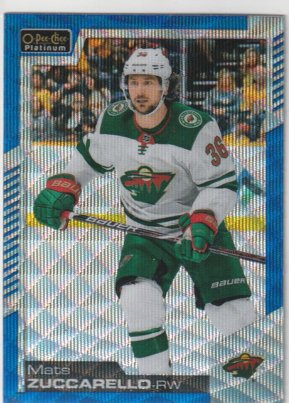 2020-21 O-Pee-Chee Platinum Blue Surge #94 Mats Zuccarello