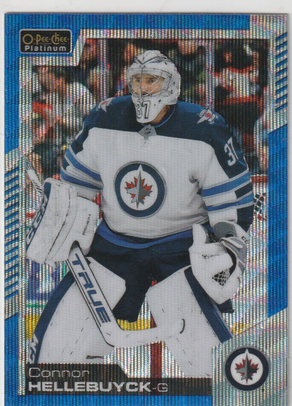 2020-21 O-Pee-Chee Platinum Blue Surge #114 Connor Hellebuyck
