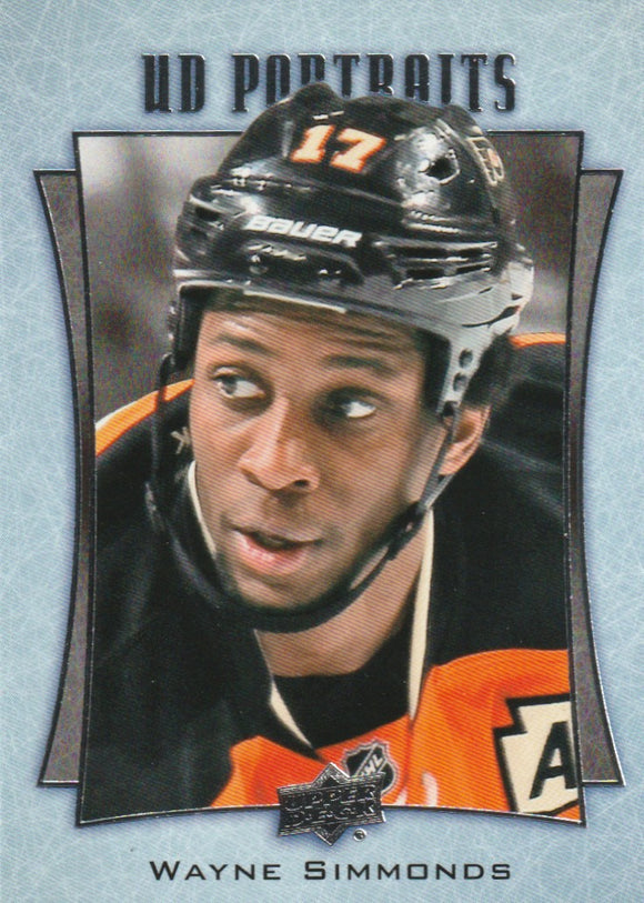 2016-17 Upper Deck UD Portraits #P3 Wayne Simmonds